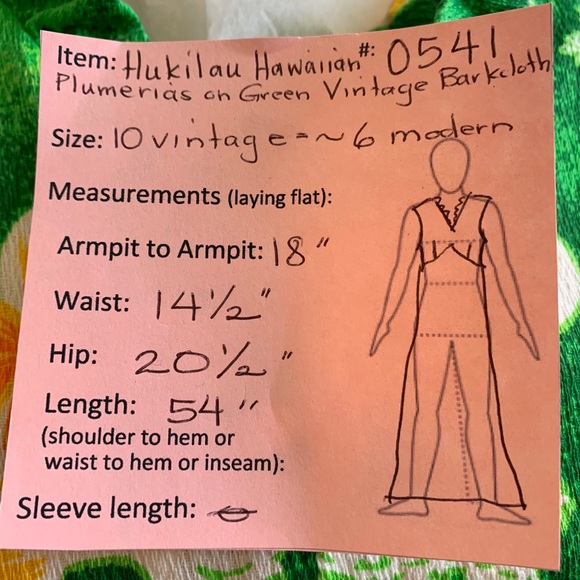 🌺 Hukilau Vintage Hawaiian Muumuu Maxi-Dress 🌺 - Picture 5 of 8